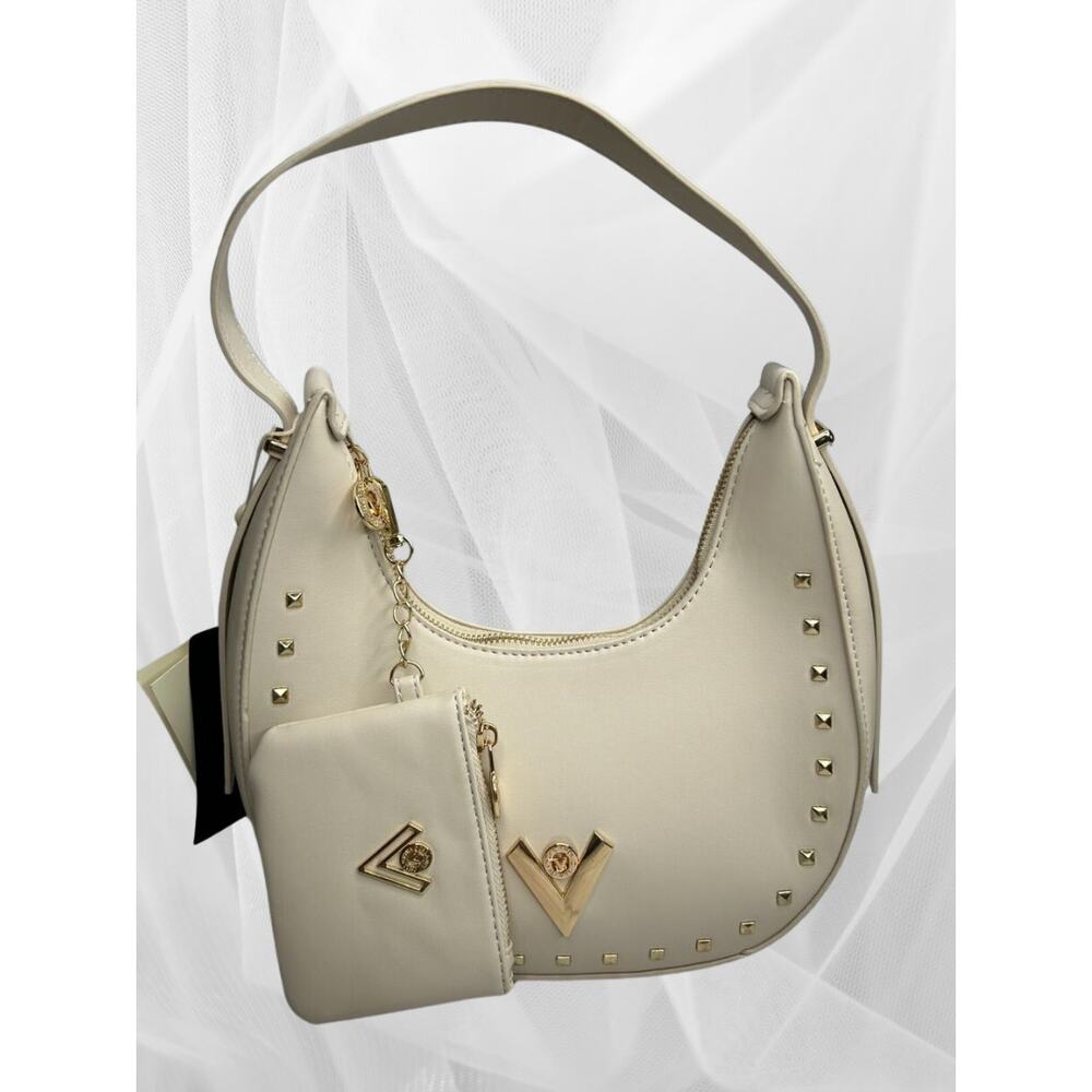 MSRP $189 Studded Vegan Leather Boho Shoulder Bage & Coin Purse | SAME DAY SHIP